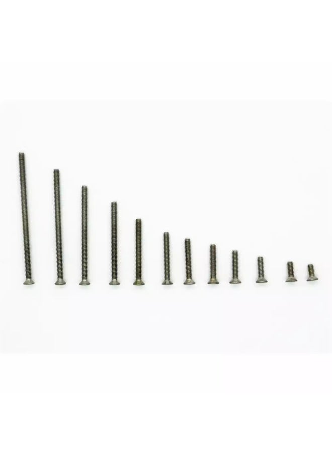 Four-wheel Drive Special Cross Screw M2 Flat Head Cross Screw Nut Set Of 25mm -40mm Multi-Specification-Color:A Single Specification Needs To Be Taken For 100 Minimum Orders. We All Wrap It Up, At Least 100 In A Pack. If It Is Taken Less, It Will Not Be Delivered.