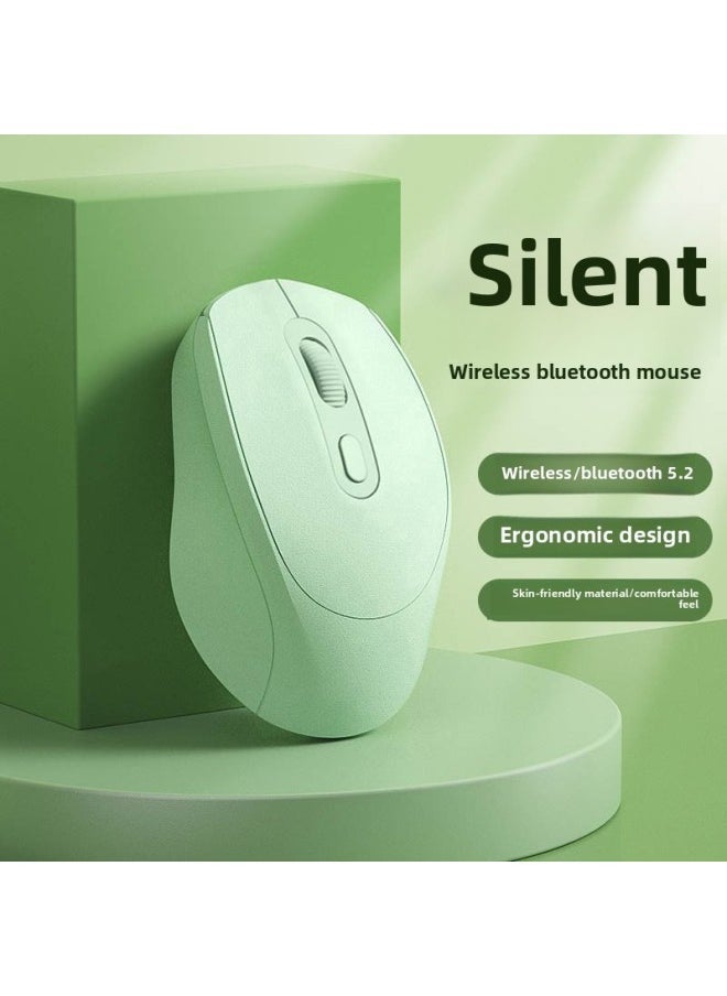 Rechargeable Girls Silent Dual-mode For Xiaomi Laptop Silent Office Universal Wireless Bluetooth Mouse-Specification:[white Snow] 2.4g Wireless Version★Charging Mute
