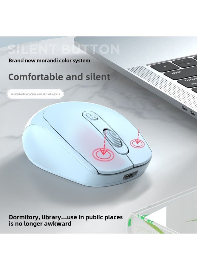 Mouse Wireless Mute Mouse Office Computer Universal Dual-mode Mouse Charging USB Wireless Bluetooth Mouse Wholesale-Specifications:X2 Wired Mouse Black