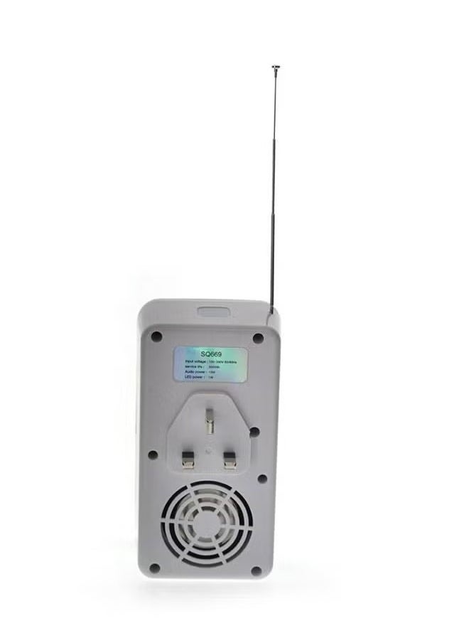 Wireless Quran Speaker LED Light Wall Plug Bluetooth Quran Speaker with Translation Remote Control