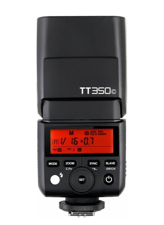 GODOX TT350C Speedlight For Canon TTL HSS Black