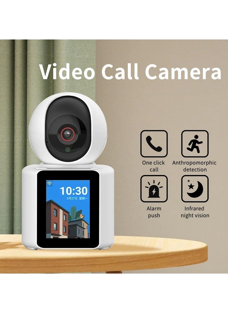 Full HD Camera with AI Auto Tracking & HD Display. camera, camera for home, baby monitor, Ideal Baby Monitor/Pet Camera. Smart Wifi Camera with Night Vision, Motion Detection, Two-Way Video Calling