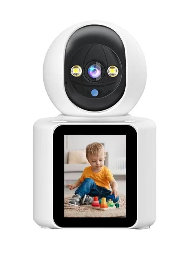 Full HD Camera with AI Auto Tracking & HD Display. camera, camera for home, baby monitor, Ideal Baby Monitor/Pet Camera. Smart Wifi Camera with Night Vision, Motion Detection, Two-Way Video Calling