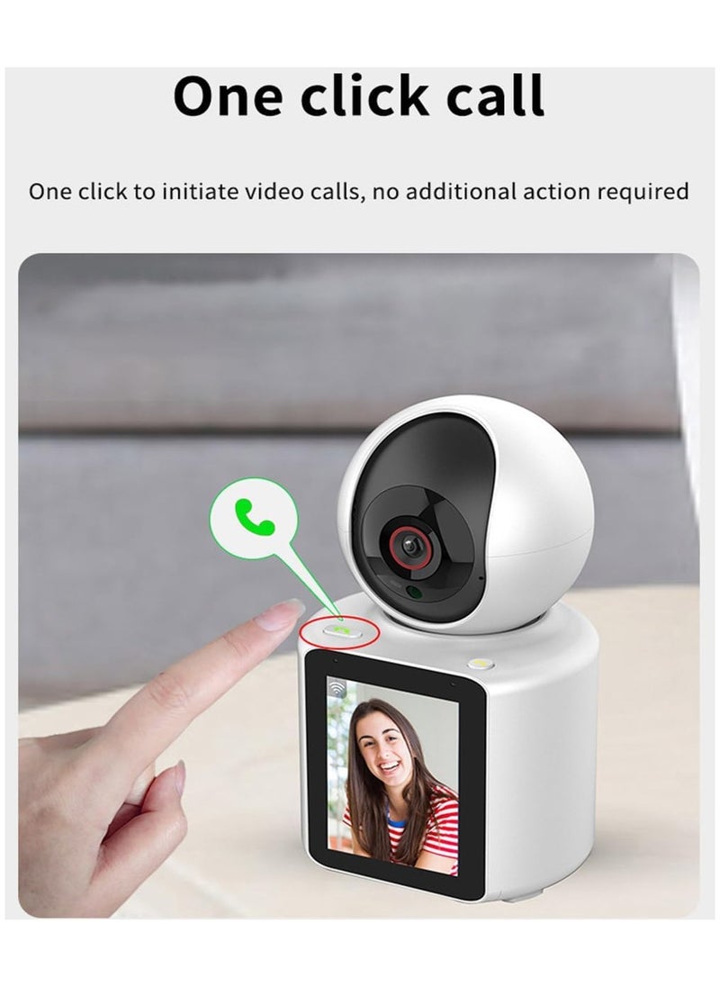 Full HD Camera with AI Auto Tracking & HD Display. camera, camera for home, baby monitor, Ideal Baby Monitor/Pet Camera. Smart Wifi Camera with Night Vision, Motion Detection, Two-Way Video Calling