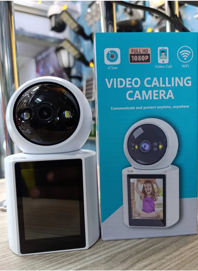 Full HD Camera with AI Auto Tracking & HD Display. camera, camera for home, baby monitor, Ideal Baby Monitor/Pet Camera. Smart Wifi Camera with Night Vision, Motion Detection, Two-Way Video Calling