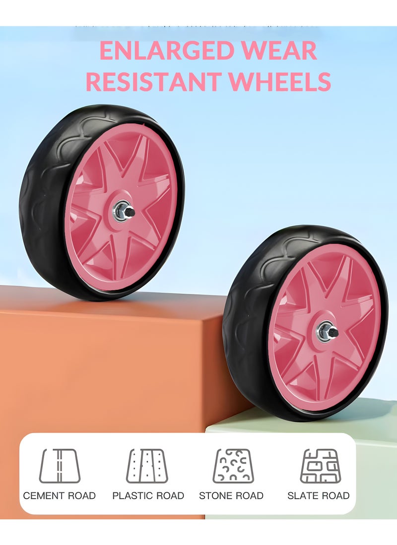 Tricycle for Kids Baby Cycle with Light and Music Kids Tricycle with Back Storage Basket & 3 Wheels Kids Cycle Bike For 3+ Years Boys Girls Pink