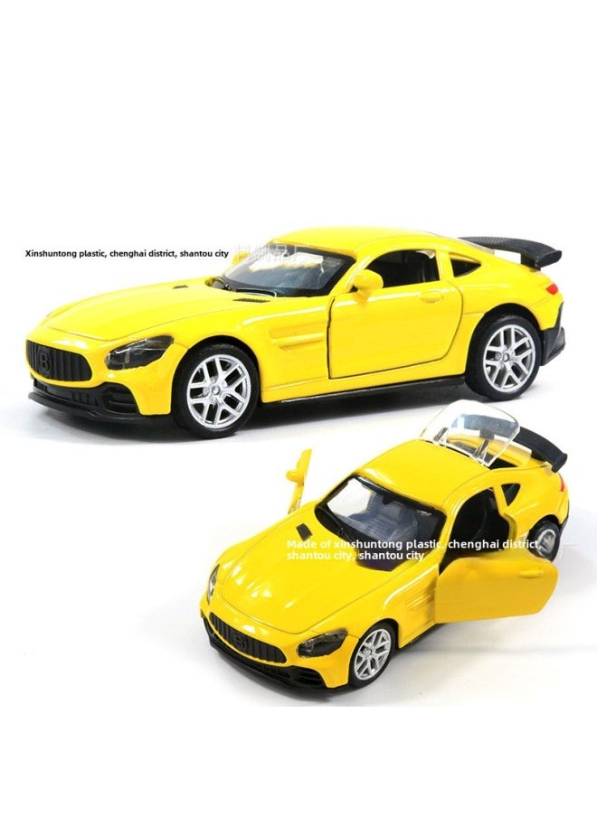Bulk Alloy Off-road Car Model Open Door Children's Toy Car Boy Cake Ornaments Decoration Generation-Color: