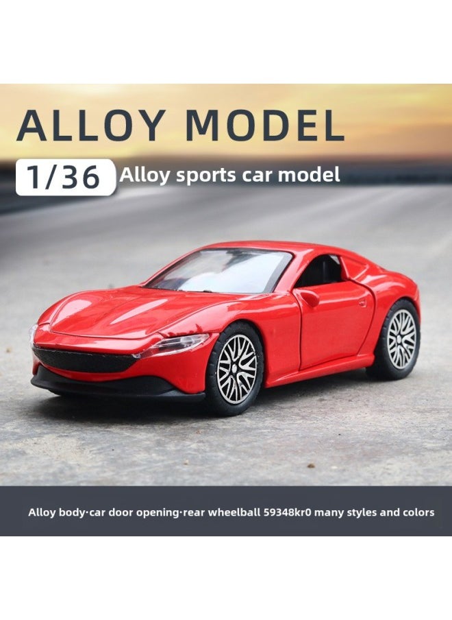 Simulation Alloy Car Model Huili Children's Toy Car 3-year-old Boy Doll Machine Toy Ornaments Wholesale-Color: SY Jie Green