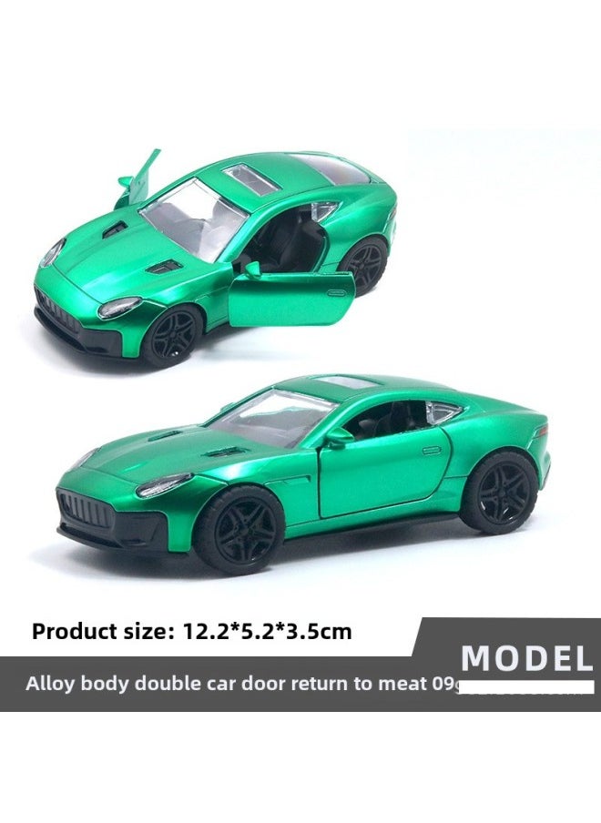 Simulation Alloy Car Model Huili Children's Toy Car 3-year-old Boy Doll Machine Toy Ornaments Wholesale-Color: SY Jie Green