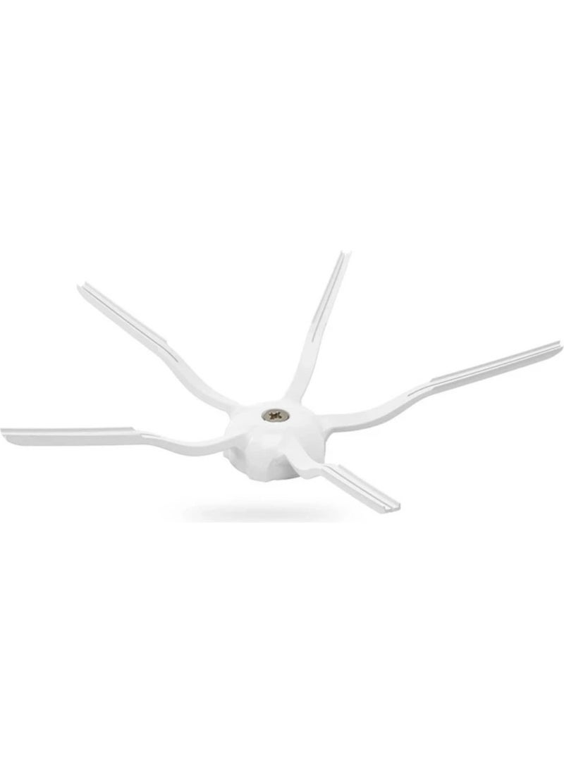 robotsparek Roborock Q7 Max, Q7 Max Plus White Compatible Spare Brush Hepa Filter Set - 5 Pieces