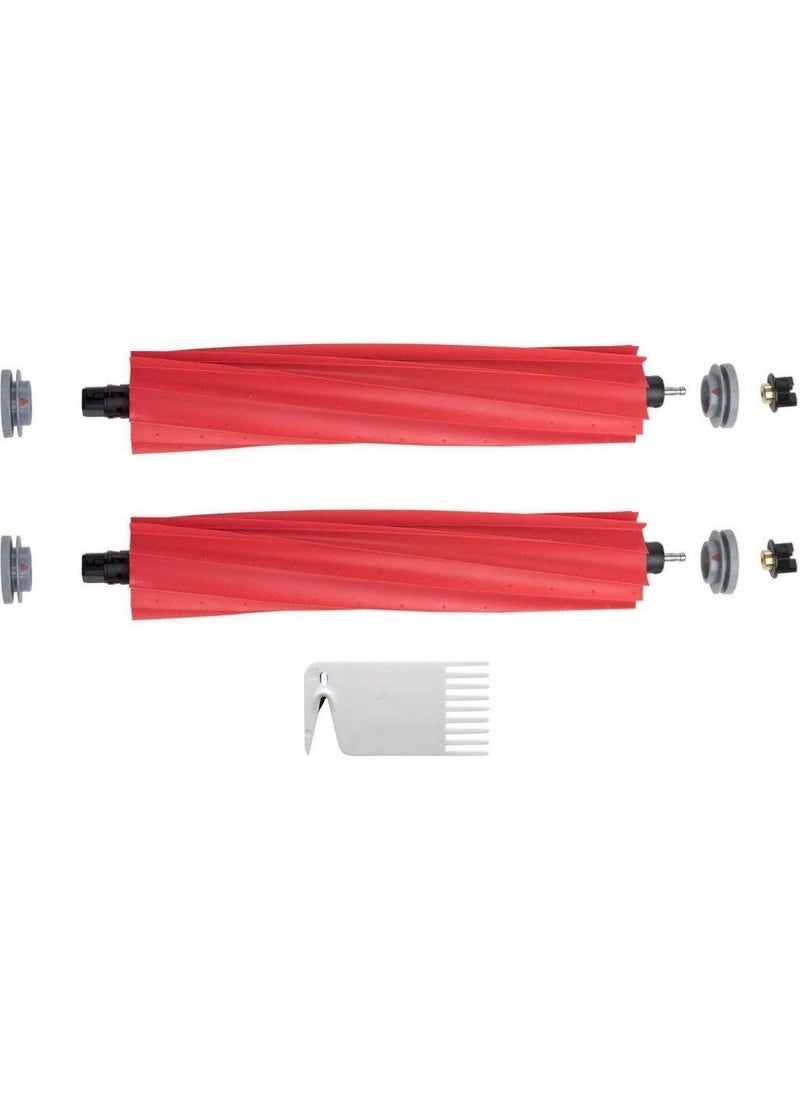 robotspare Roborock Q7 Max, Q7 Max Plus Compatible Spare Main Brush and Cleaning Comb - 3 Pieces