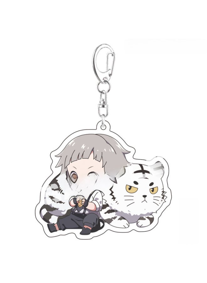 Manrhyme Haoye Dog Keychain Taizai Zhongyuan Zhongzhong Nakajima Dun Animation Acrylic Bag Pendant-Color:Central Plains In X-622