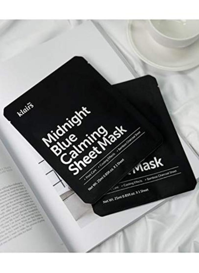 Dear Klairs Midnight Blue Calming Sheet Mask, 1 Mask, 0.85 fl oz (25 ml)