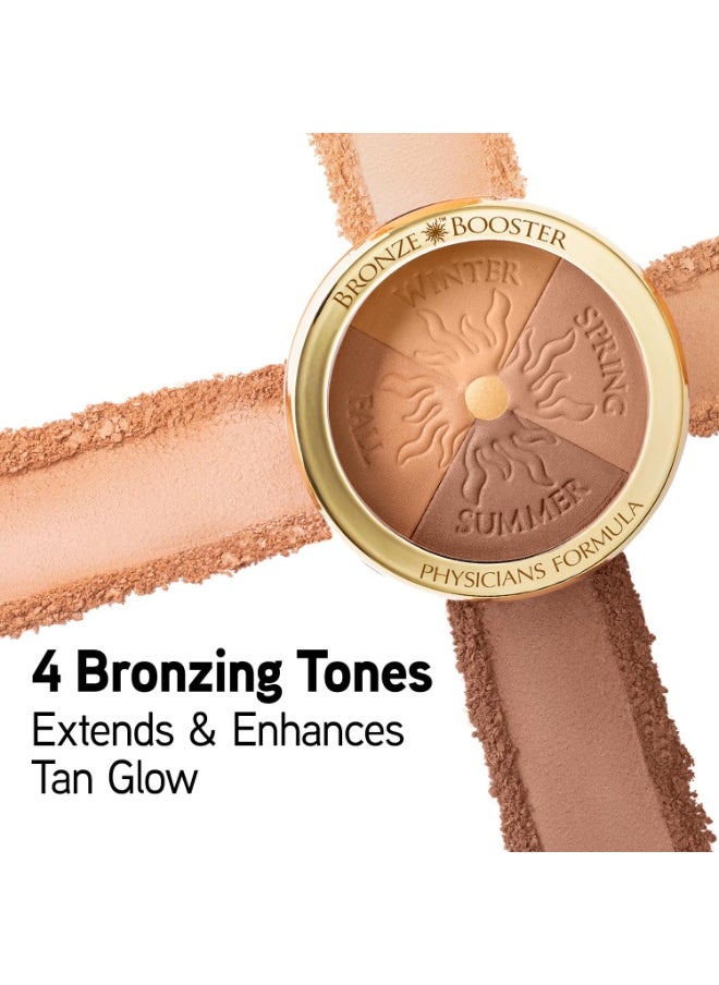 Physicians Formula Bronze Booster Glow-Boosting Season-to-Season,Customizable Seasonal Glow, Lasting Tan Boost, Hypoallergenic Powder, Cruelty-Free & Hypoallergenic - Medium-to-Dark