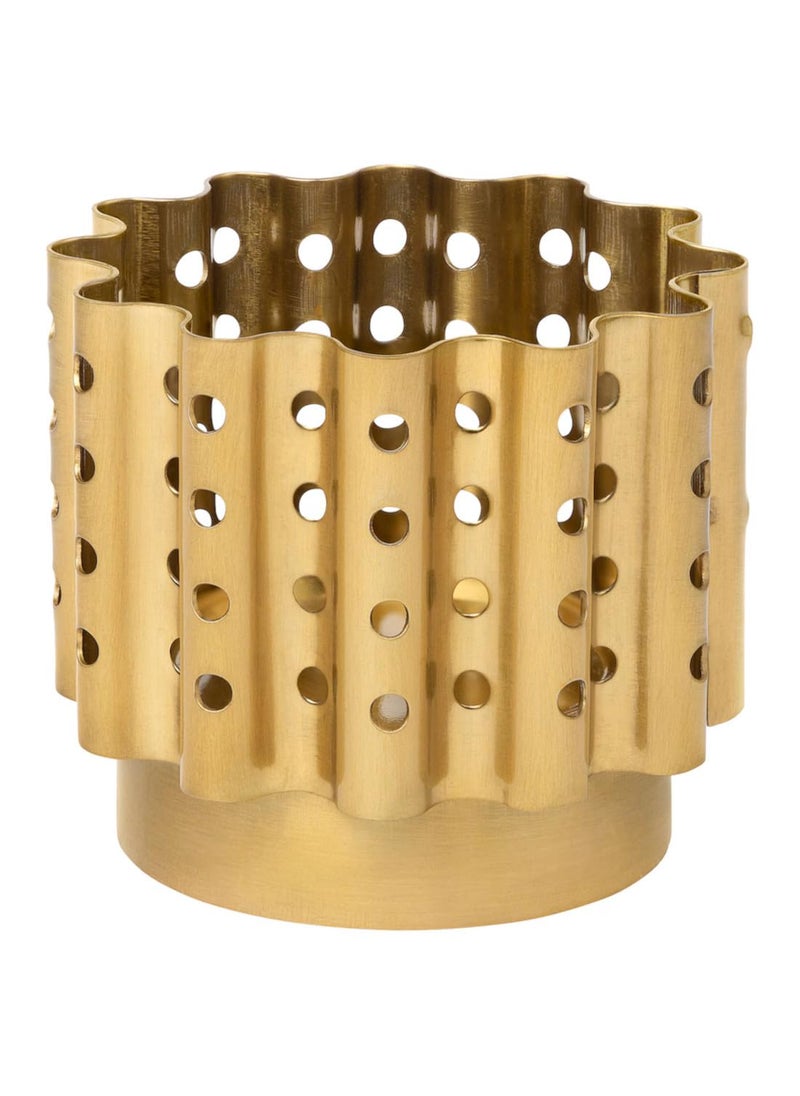 Graidient span ikeea AROMATISK Tealight Holder BrassColour Metal 6x5 cm 2x2