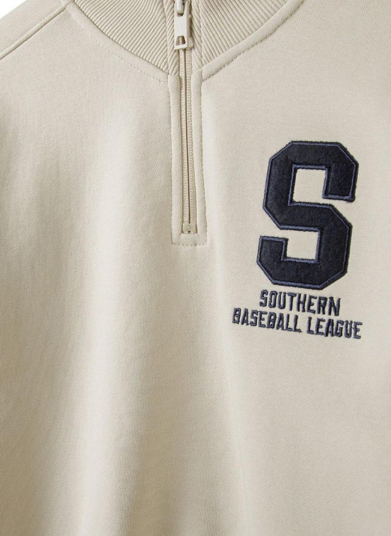 Kids Boys  Half Zip Jumper