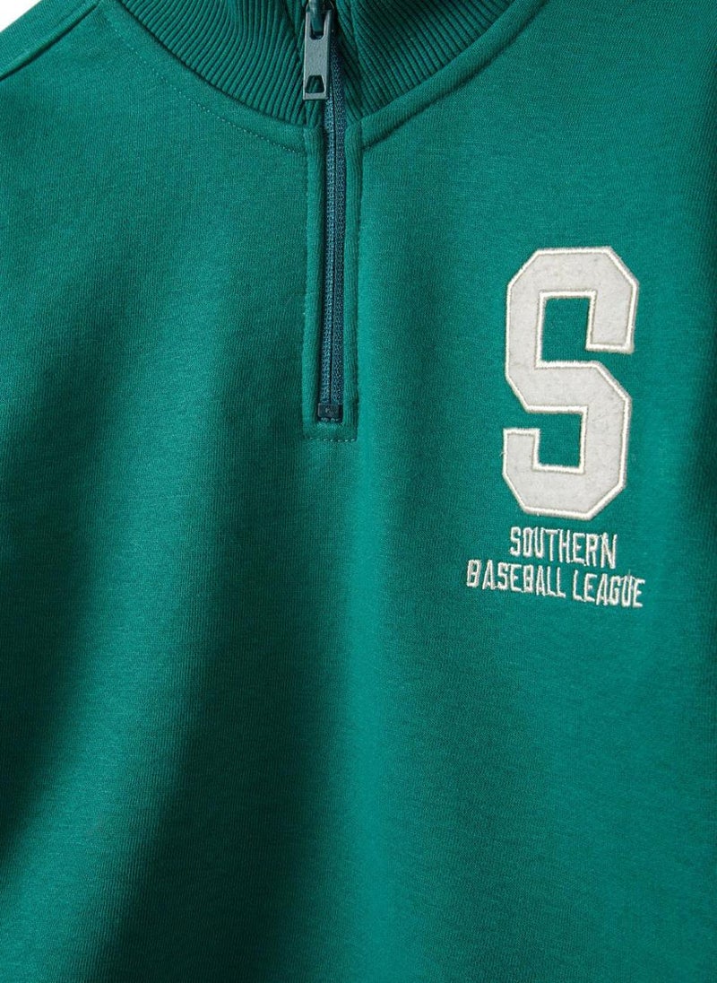 Kids Boys  Half Zip Jumper