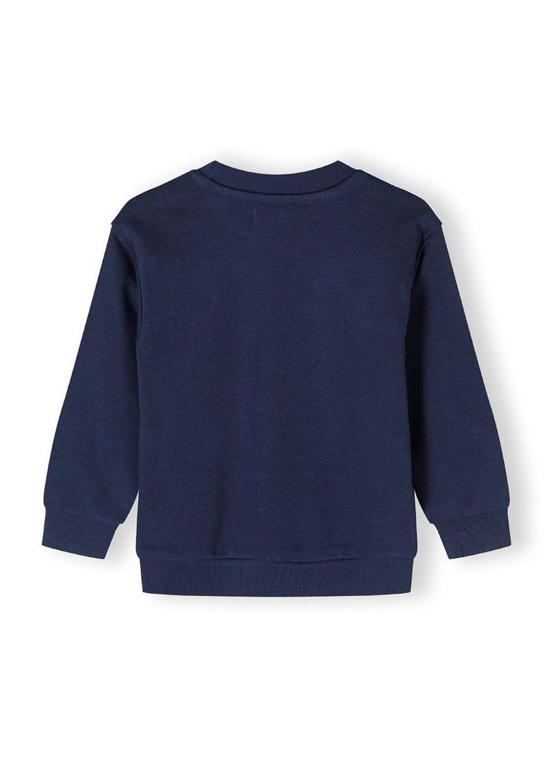 Kids Boys  Crew Neck Sweatshirt With Kangaroo Pocket