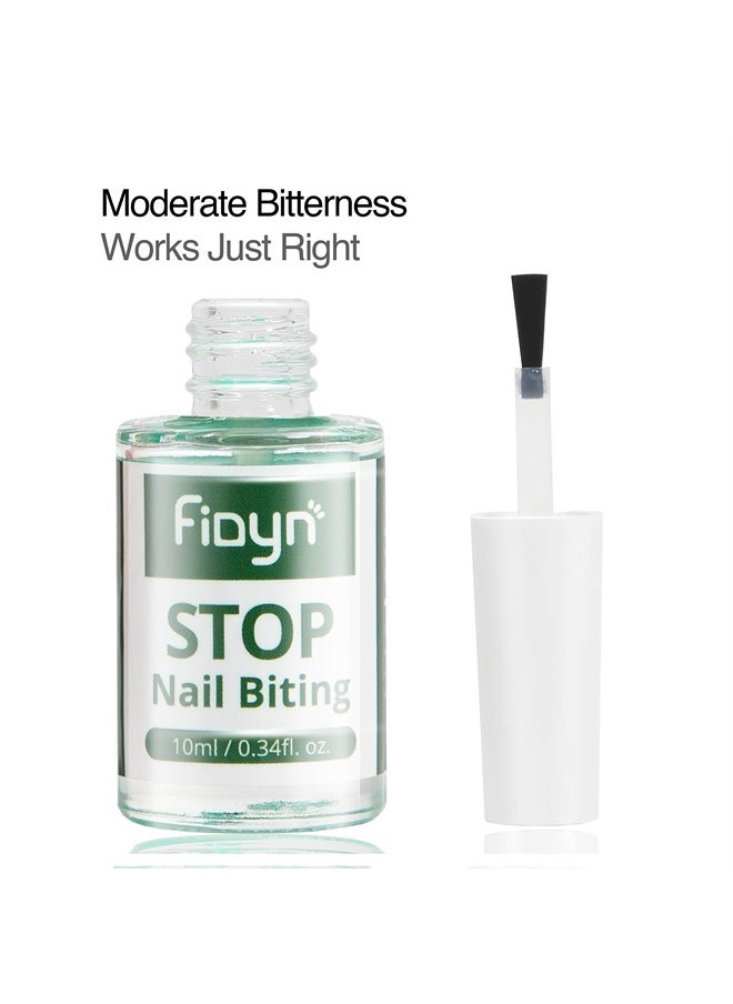 No Bite Nail Polish, Nail Biting Treatment with Bitter Polish to Help Quit Nail Biting For Life and Also Help Stop Thumb Sucking (10ml)