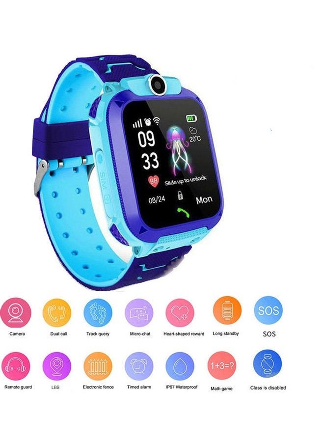 Kids Waterproof Anti-lost Smartwatch Blue