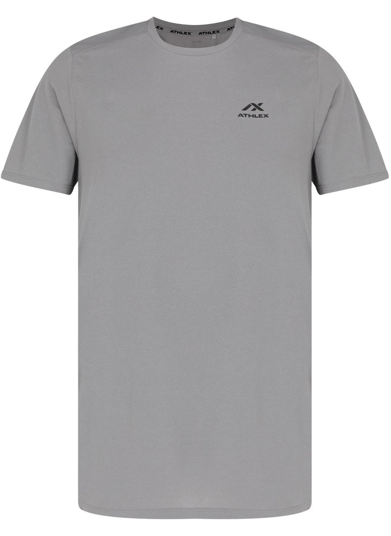 Athlex Men’s Motion Training T-Shirt Black EU 46 – Quick-Dry, Moisture-Wicking Sportswear with Flat Seams for Gym Workouts & Outdoor Activities