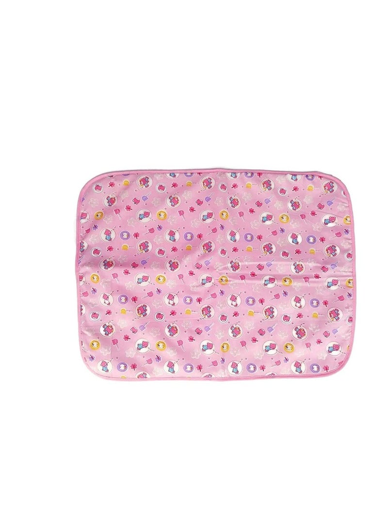 Sharma Clothing Babys Soft Cotton Plastic Sleeping MatChanging MatWaterproof Bed Protector with Foam Cushioned Changing SheetPack of 9