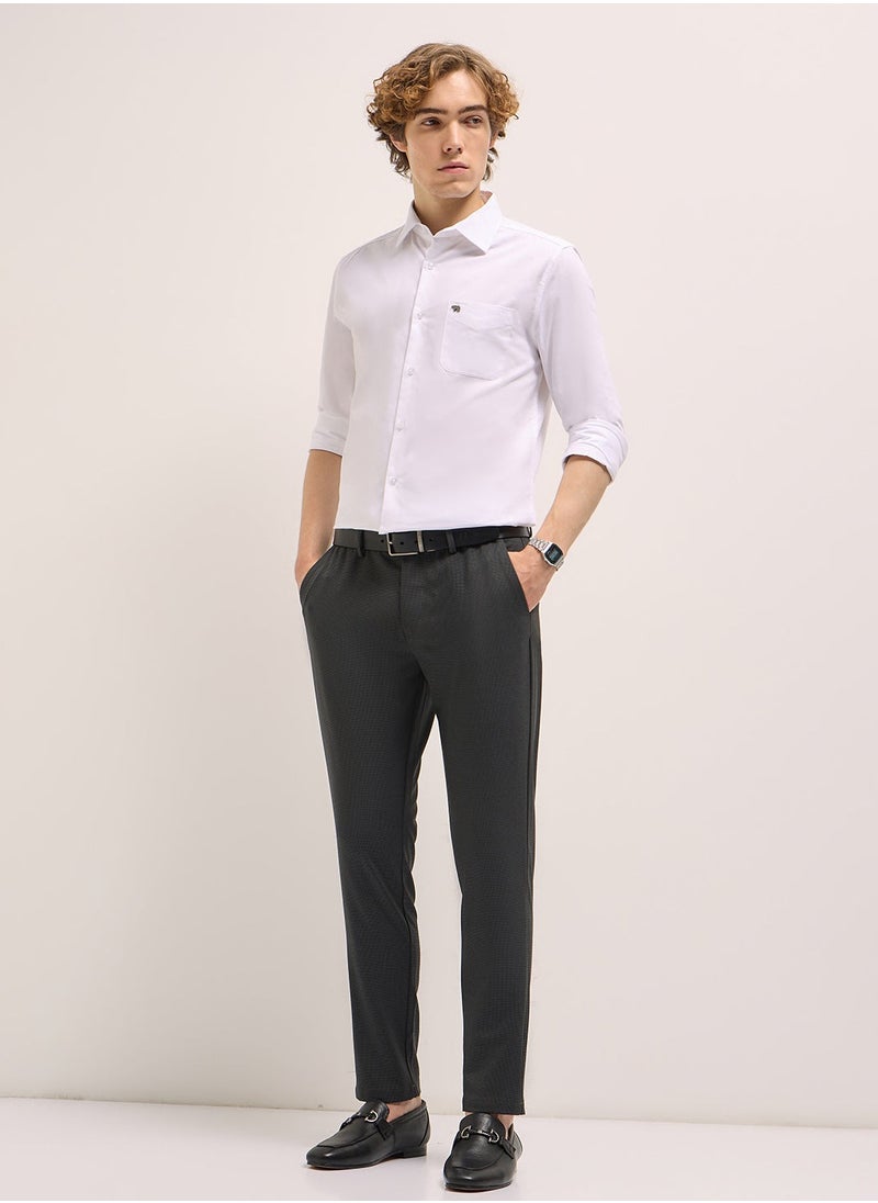 The Bear House Men's Casual Trousers Aged Grey, Relaxed Fit, Soft & Breathable Fabric, Elastic Waist, Stylish Everyday Wear, Versatile & Comfortable Bottoms for Any Occasion