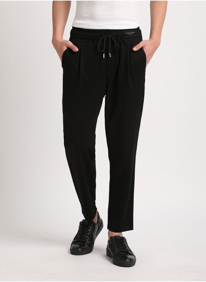Men's Casual Trousers Slate Grey, Relaxed Fit, Soft & Breathable Fabric, Elastic Waist, Stylish Everyday Wear, Versatile & Comfortable Bottoms for Any Occasion