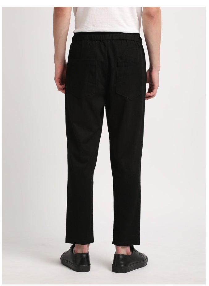 Men's Casual Trousers Slate Grey, Relaxed Fit, Soft & Breathable Fabric, Elastic Waist, Stylish Everyday Wear, Versatile & Comfortable Bottoms for Any Occasion