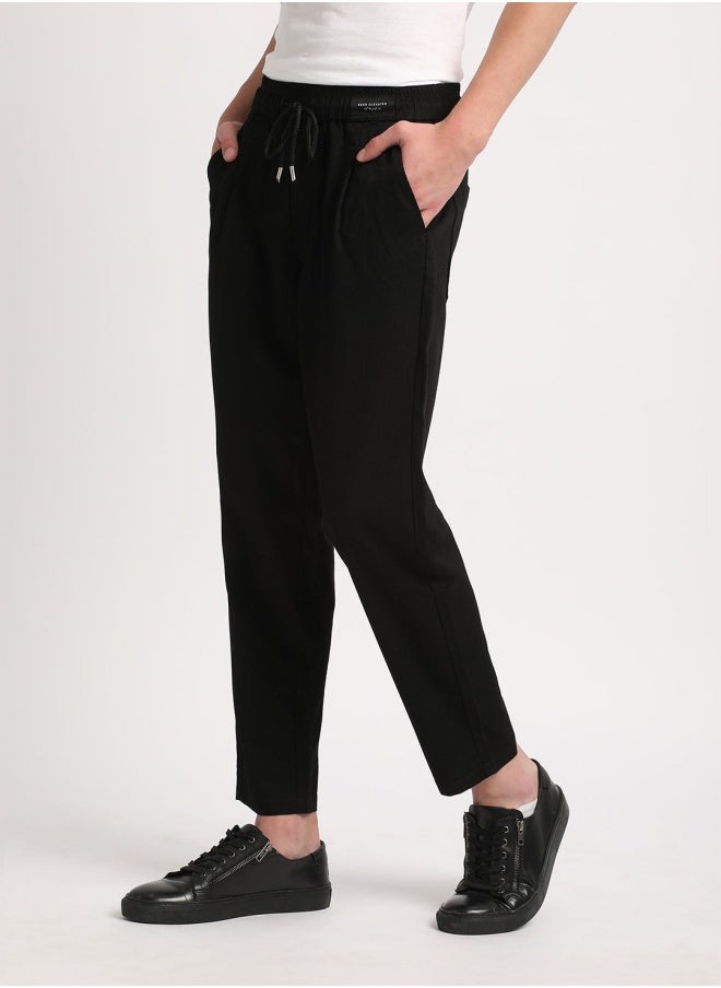 Men's Casual Trousers Slate Grey, Relaxed Fit, Soft & Breathable Fabric, Elastic Waist, Stylish Everyday Wear, Versatile & Comfortable Bottoms for Any Occasion