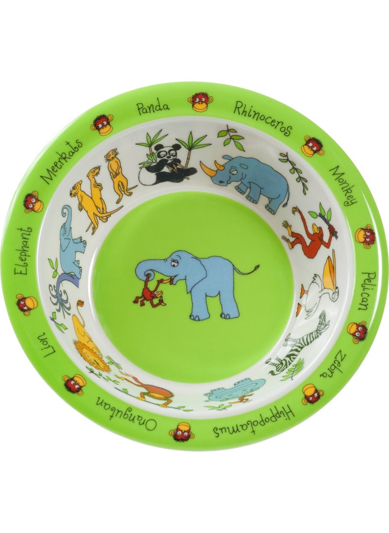 Melamine Bowl / Boxed Cutlery Set Jungle