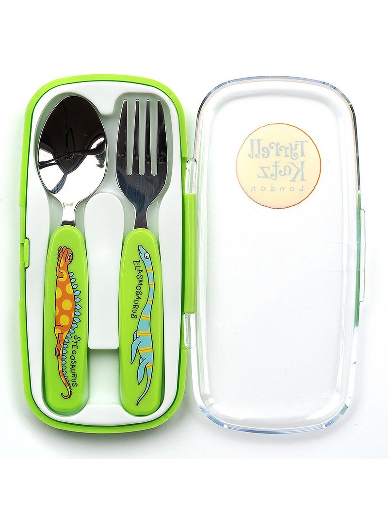Melamine Bowl / Boxed Cutlery Set Jungle