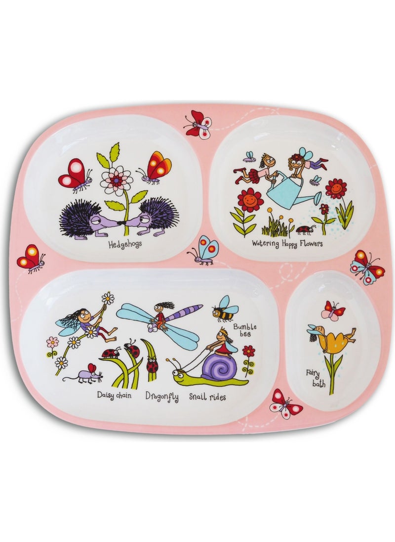 Mini Compartment Plate for Babies Secret Garden
