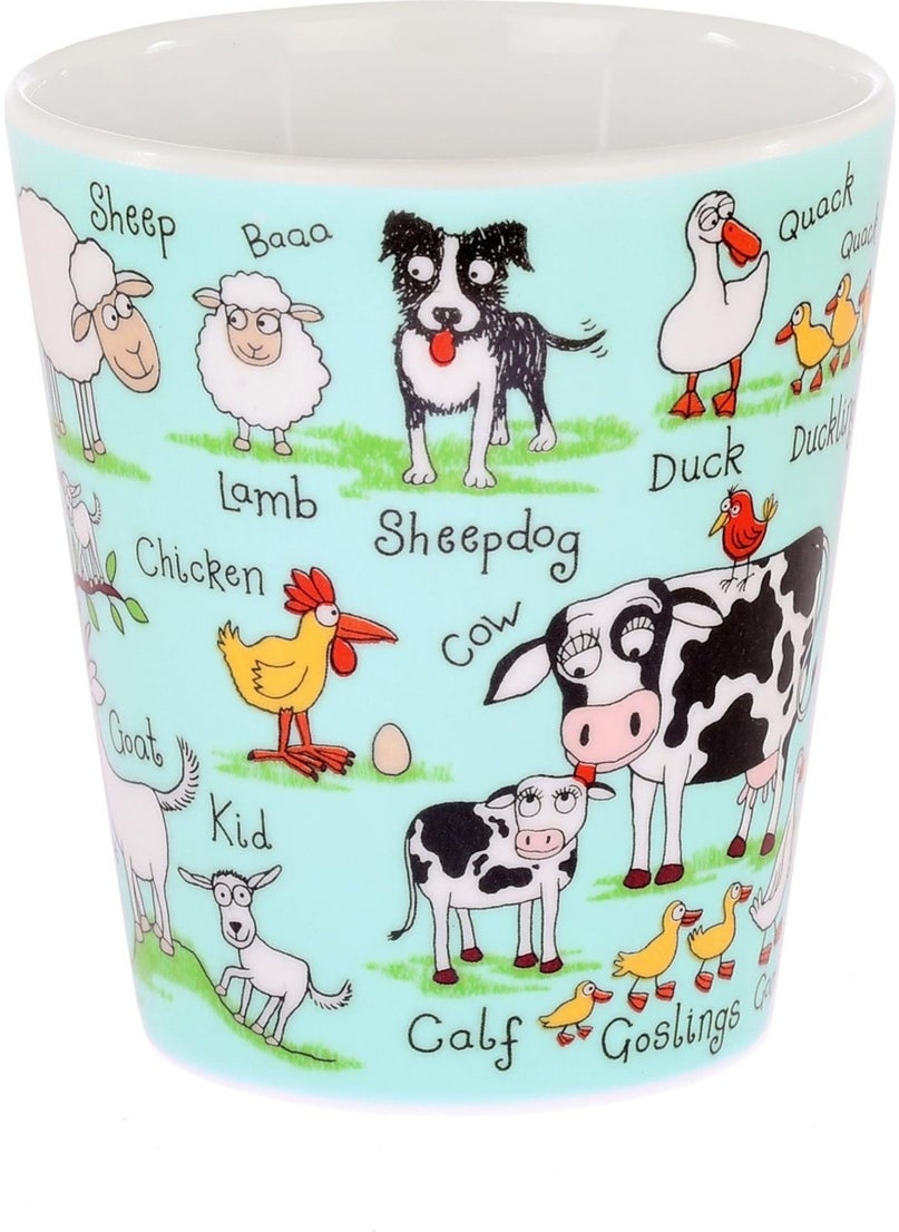 Tyrell Katz Melamine Practice Mug Farmyard