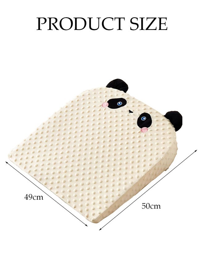 Baby Ramp Pad, Nursing Pillow, Anti-Vomiting Feeding Baby Pillow, Toddler Feeding Pillow, Sleeping Nursing Pillow, Children's Neck Support，Baby Nursing Crib Wedge Sleep Pillow