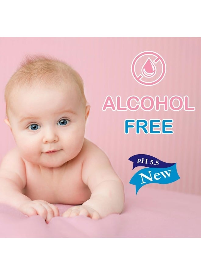 Cool & Cool Baby Wipes 40’s (Pack of 24)-Alcohol Free, Paraben Free, Vitamin E, Aloe Vera, Ultra Soft & Gentle for Sensitive & Delicate Skin - 960 Wipes