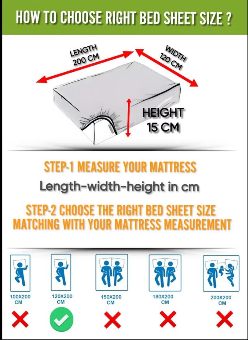 Black Striped Single Bed Sheet Sets Cotton 2 Piece Set Deep Pocket 120x200+15cm