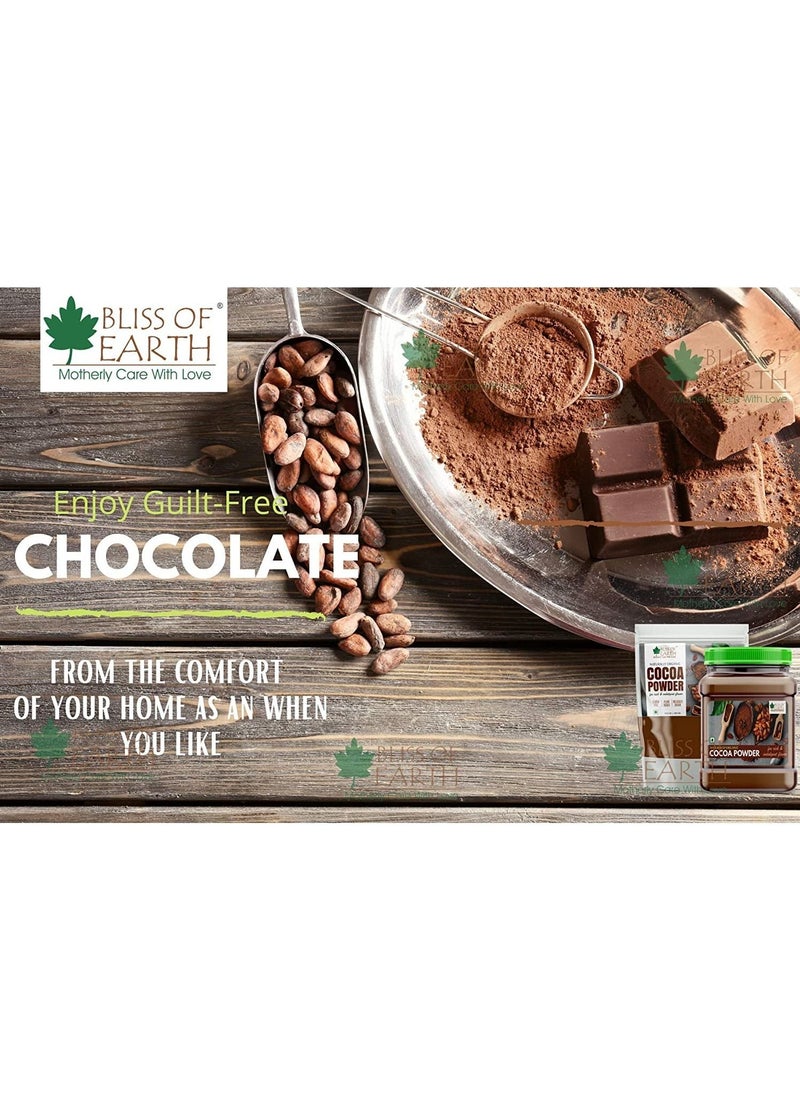 500gm Naturally Organic Indonesian Cocoa Powder for Chocolate Cake Making & Chocolate Drink Unsweetened