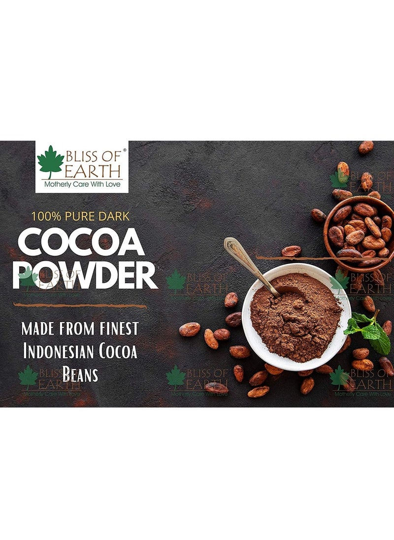 500gm Naturally Organic Indonesian Cocoa Powder for Chocolate Cake Making & Chocolate Drink Unsweetened