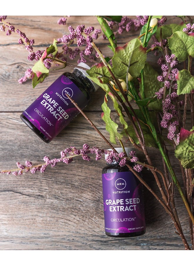 Nutrition Grape Seed Extract | Circulation | Antioxidants | Anti-agning | Gluten Free + Vegan | 100 Servings