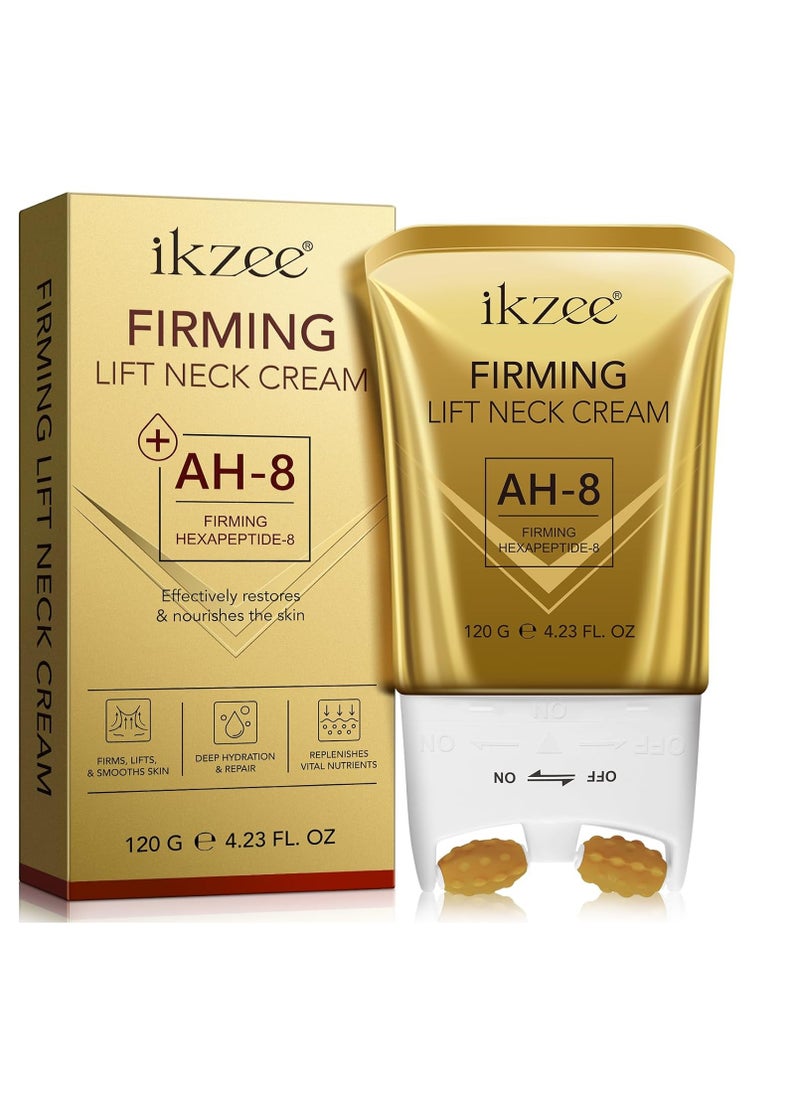 Ah-8 Firming Neck Cream, Neck Tightening Cream for Crepey Skin Body Care Comfort, Roller Neck Cream, Moisturizing, Tightening Lotions Cosmetic Skin Care Skin Repair for Women