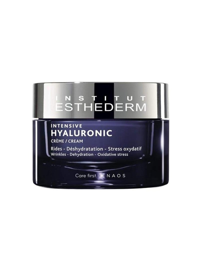 Institut Esthederm - Intensive Hyaluronic Cream - Face, Neck and Décolleté - Wrinkles and Fine Lines - Dehydrated Skin