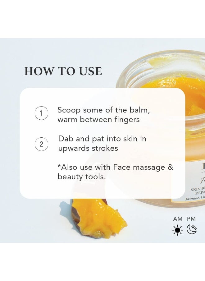 Luxury Oils Restore Repairing & Brightening Skin Moisturizer Balm for Dry Dull skin with Jasmine, Licorice & Cocoa butter 50g