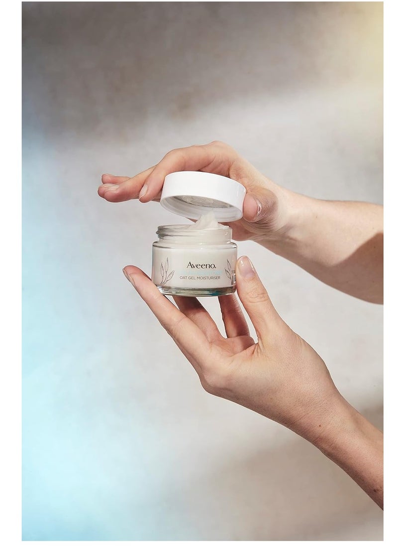 Face Calm Plus Restore Oat Gel Moisturiser, For Sensitive Skin, with Calming Feverfew and Restoring Prebiotic Oat, 50 ml (Pack of 1)(Packaging may vary)