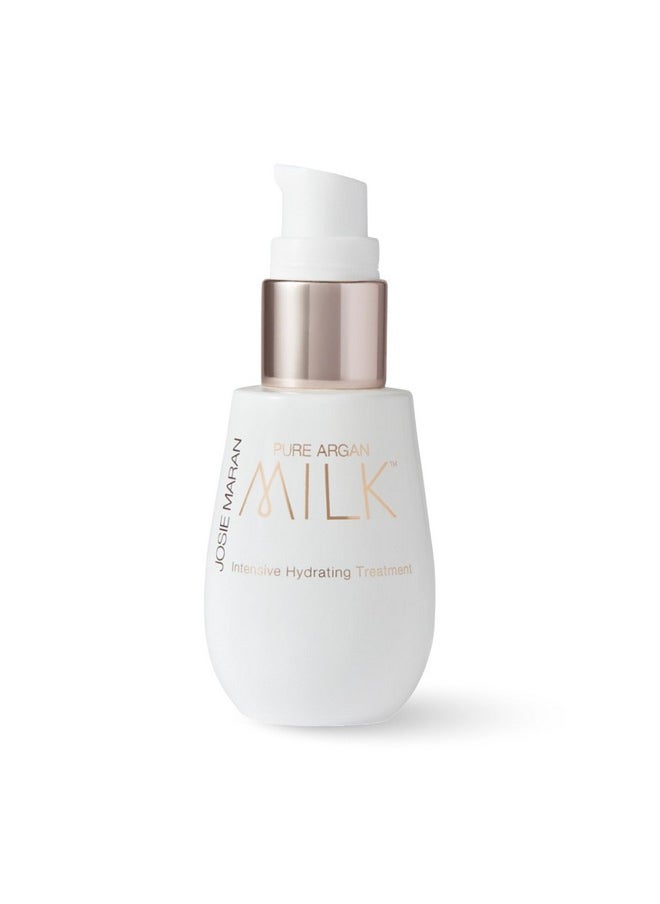 Josie Maran Hyrdating Serum with Argan Oil Micro-Droplets - Pure Argan Milk Intensive Hydrating Treatment - The First Step in Skin Prep - Maxamize the Benefits of All Your Skincare (1 Fl Oz)