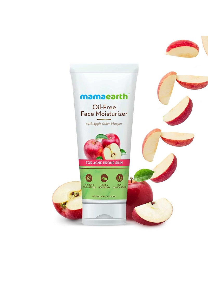 Mamaearth Oil-Free Moisturizer For Face With Apple Cider Vinegar For Acne Prone Skin 80 ml