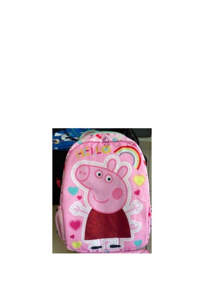 Peppa Pig Kids Backpack – Cute Preschool Bag for Toddlers & Children, Lightweight & Durable, Ideal for School, Daycare, Travel & Gifts – Cartoon Character Bookbag for Boys & Girls
