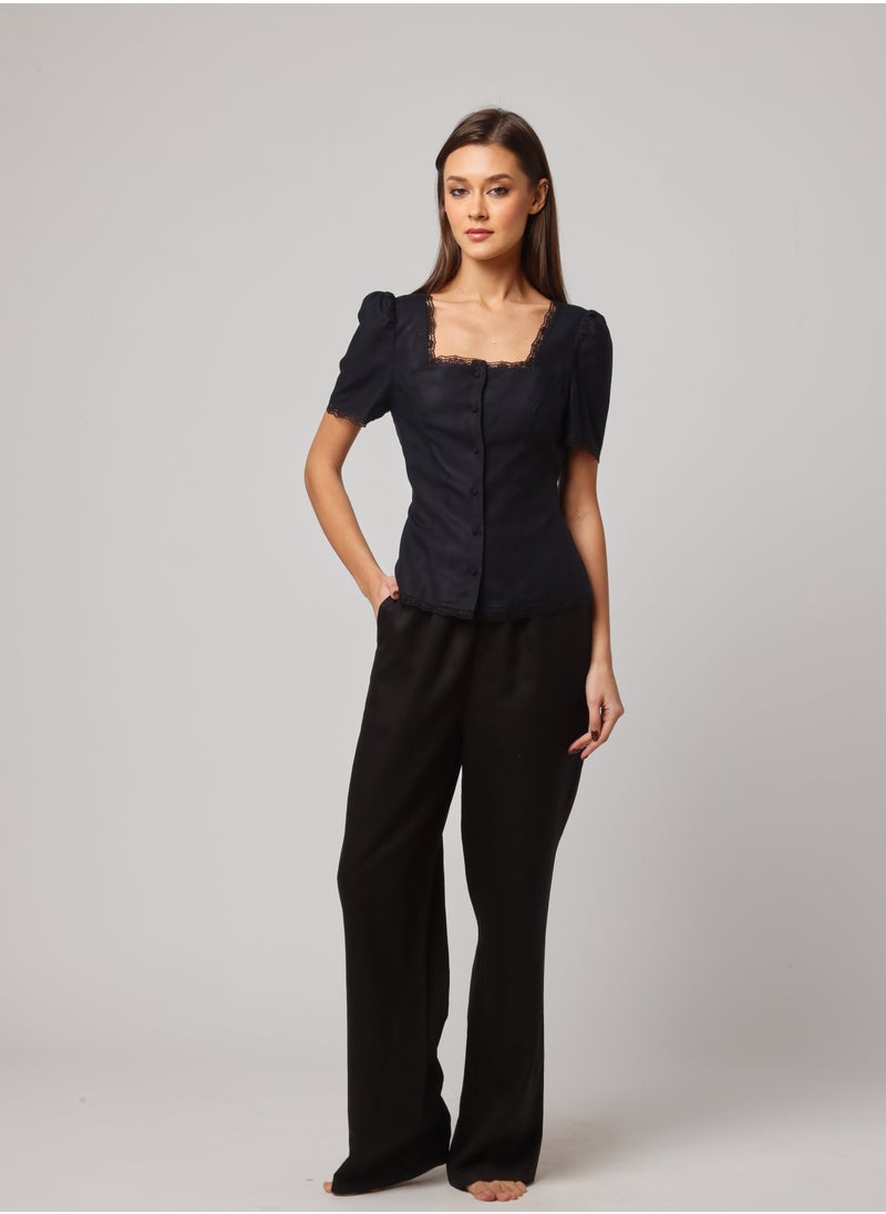 Ashita Fernandes Tara Trouser - Effortless Elegance in Linen