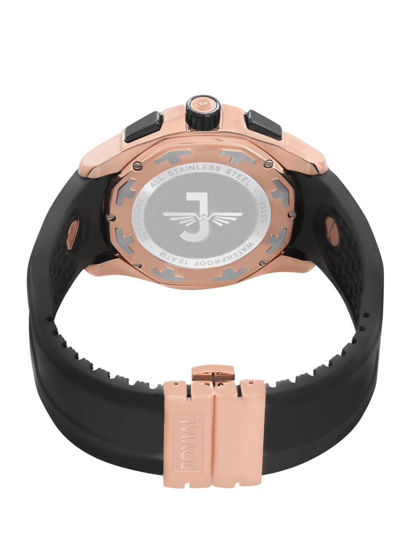 JOVIAL  12005GRRC13, Chronograph ,NOVAPRIME: a bold fusion of precision, elegance, and cutting-edge Swiss craftsmanship, designed for those who command time.
