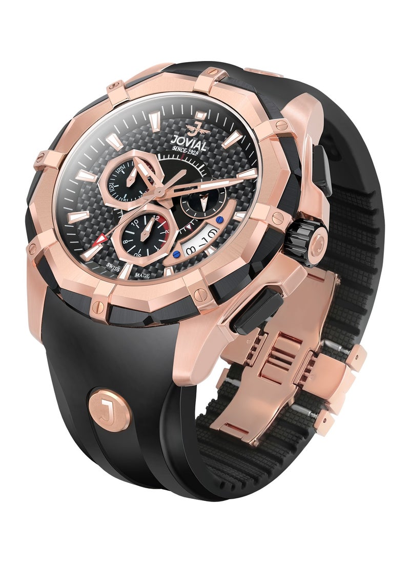 JOVIAL  12005GRRC13, Chronograph ,NOVAPRIME: a bold fusion of precision, elegance, and cutting-edge Swiss craftsmanship, designed for those who command time.